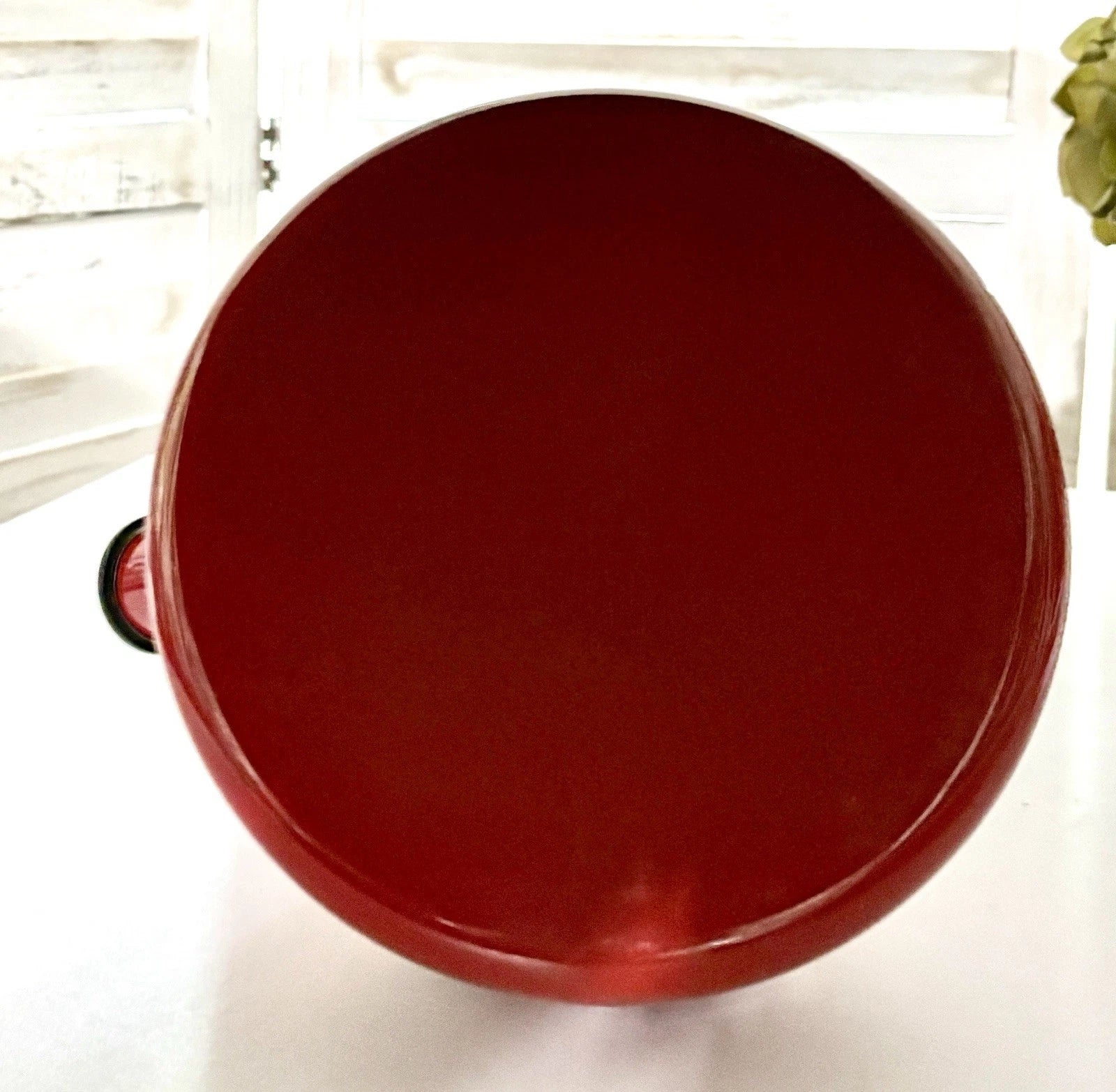 Chantal  Flip Teakettle 37-ALD Red EUC Whistling Vintage Tea Pot Thailand