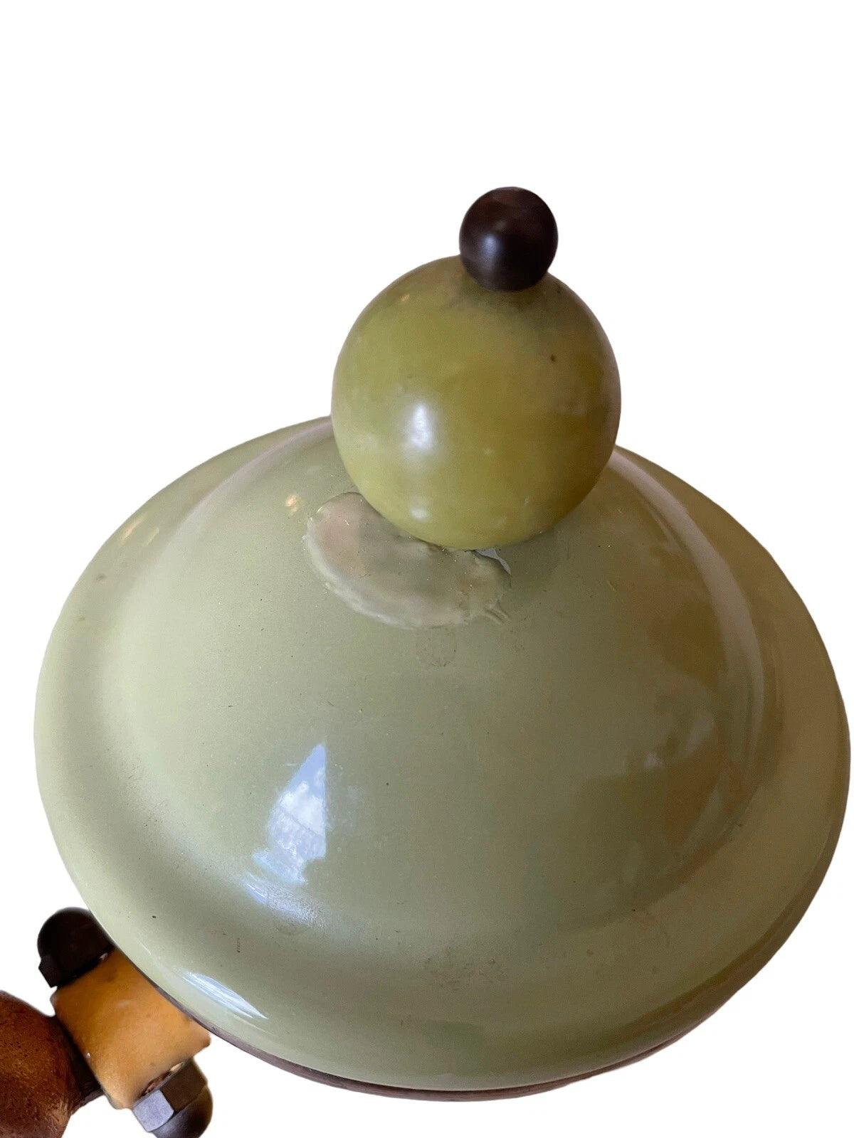 MacKenzie- Childs Victoria and Richard Green Enamel teapot