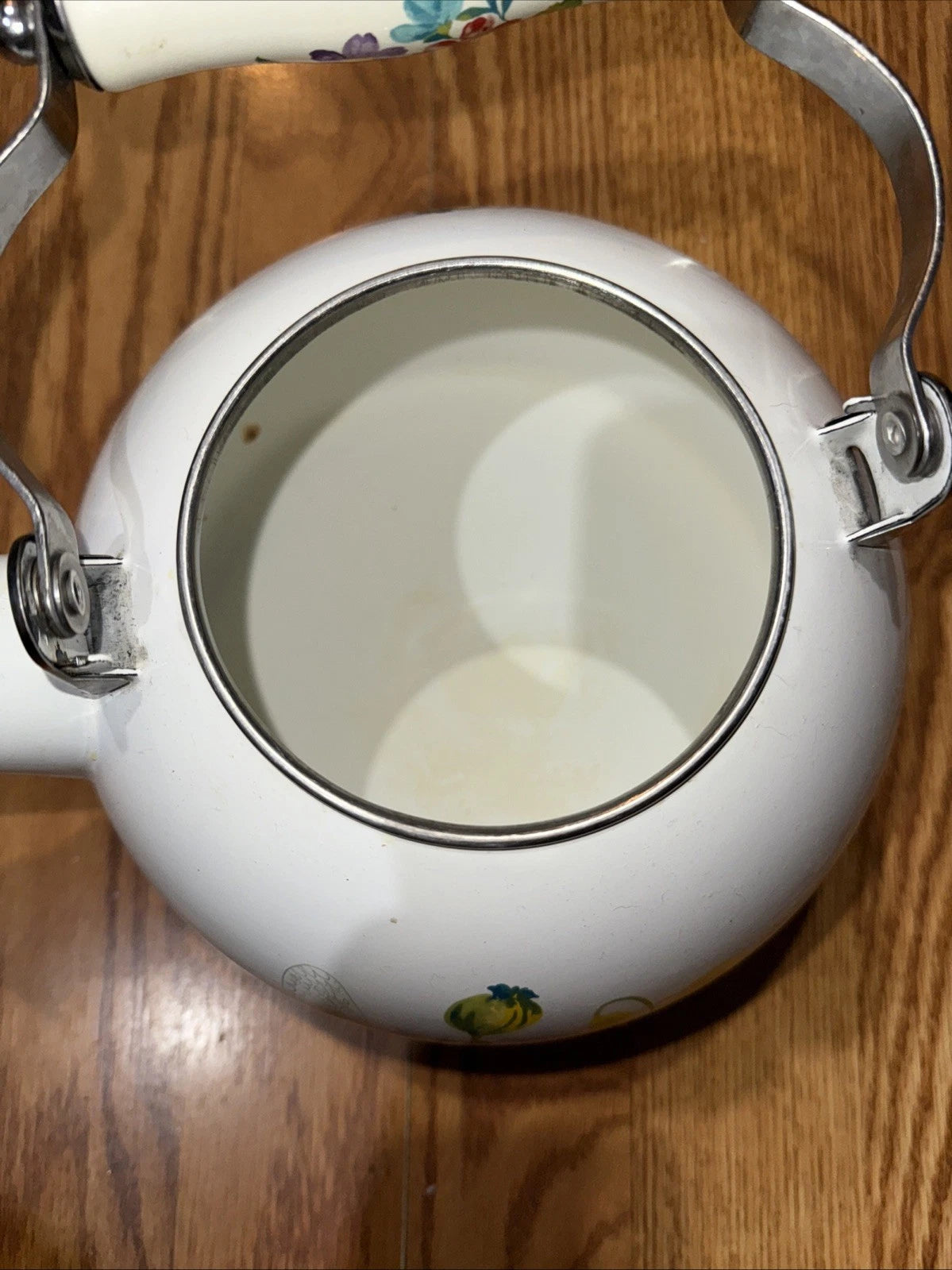 The Pioneer Woman Whistling Tea Kettle 2 Quart Blooming Bouquet Enamel On Steel