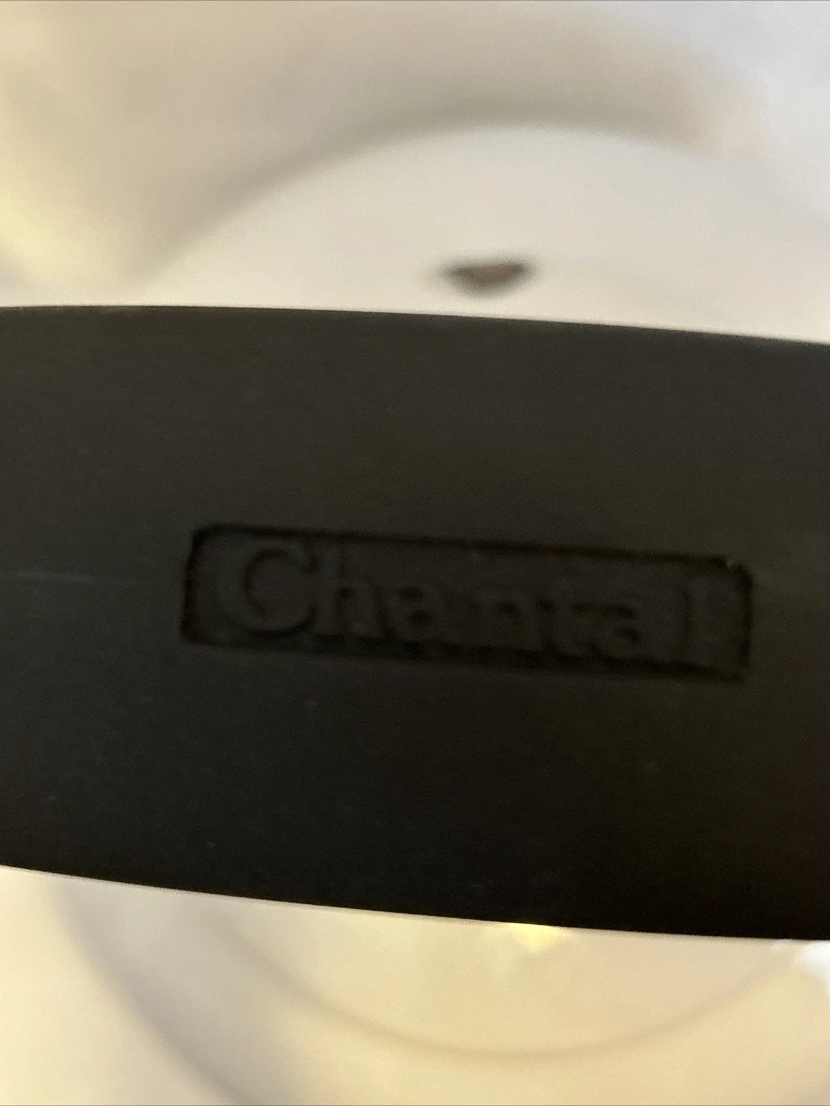 Chantal Enamel on Steel Vintage 1.7 Quart WHITE Whistling Tea Pot Kettle Preowne