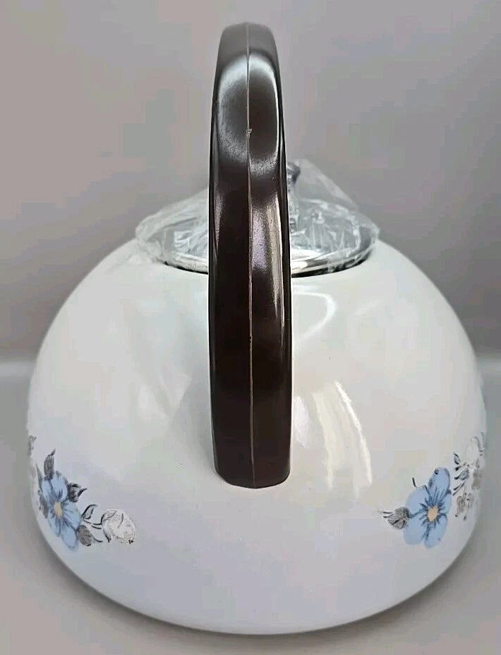 NEW Johann Haviland Bavarian Chinaware Spring Bouquet Whistling Teakettle In Box