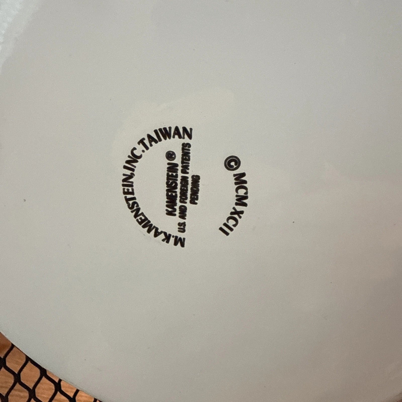 Vintage M Kamenstein Black White Cow Whistling Tea Kettle Teapot