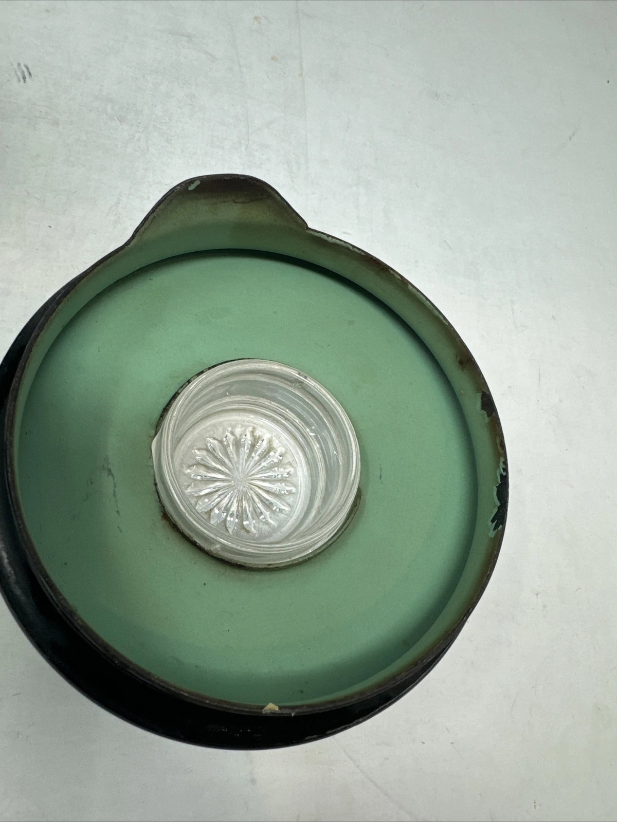 Vintage Vollrath Kook King Tea/Coffee Kettle Pot Seafoam Green Aqua