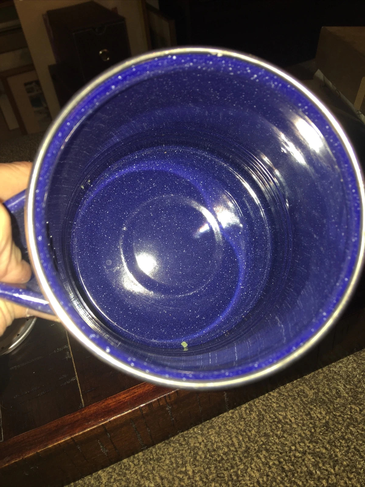 GranitewareBlue Enamelware Coffee/TeaPot  PitcherW/Coffee Percolator NEW.