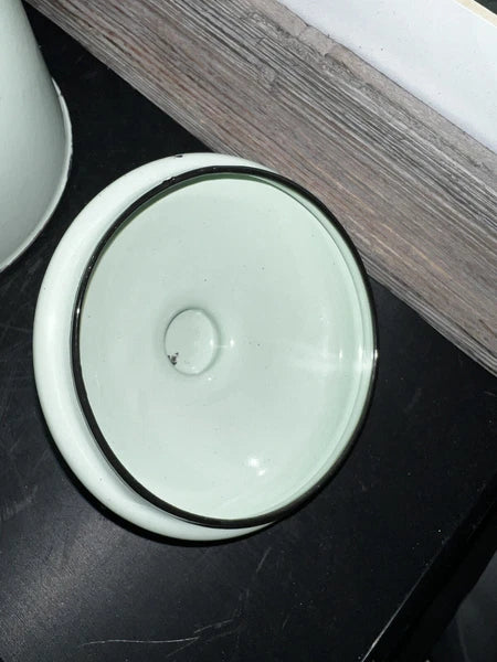 Teapot Kettle Enamelware Pale Mint Green Enamel Pot Nostalgia