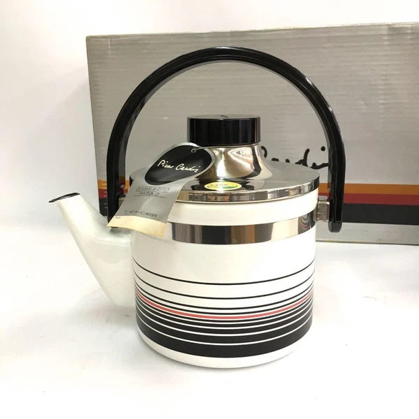 Kettle Zojirushi x Pierre Cardin Enamel Double Handle Used
