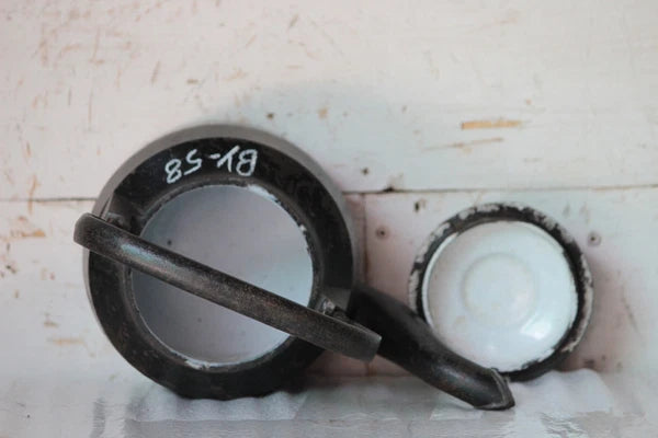 Enamel Inside Vintage Tea Kettle Cast Iron 2½Pints Kitchenware Made in England