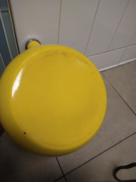 Chantal Vintage Whistling Tea Kettle Tea Pot Enamel On Steel Canary Yellow