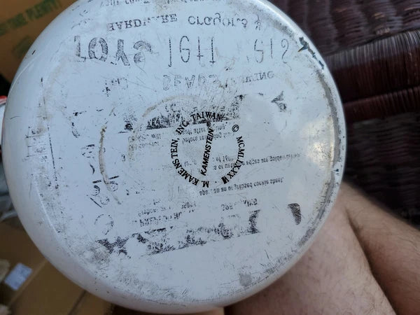 vintage 1986 Kamenstein rooster enamel tea kettle pot