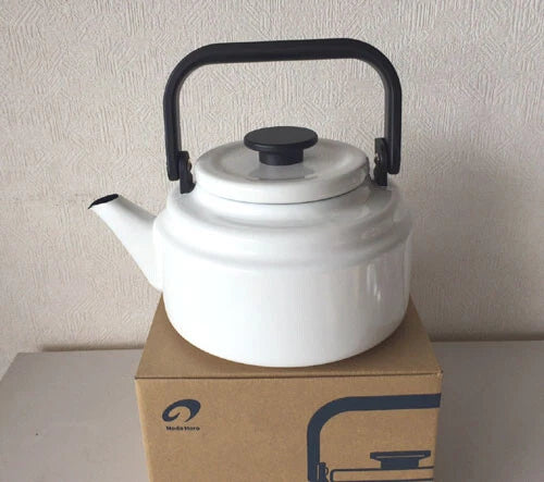 Noda Horo  AM-20K Enamel kettle 2.0L White Made in Japan