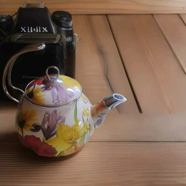 The Pioneer Woman Flower Garden Design Tea Pot Kettle See Pictures