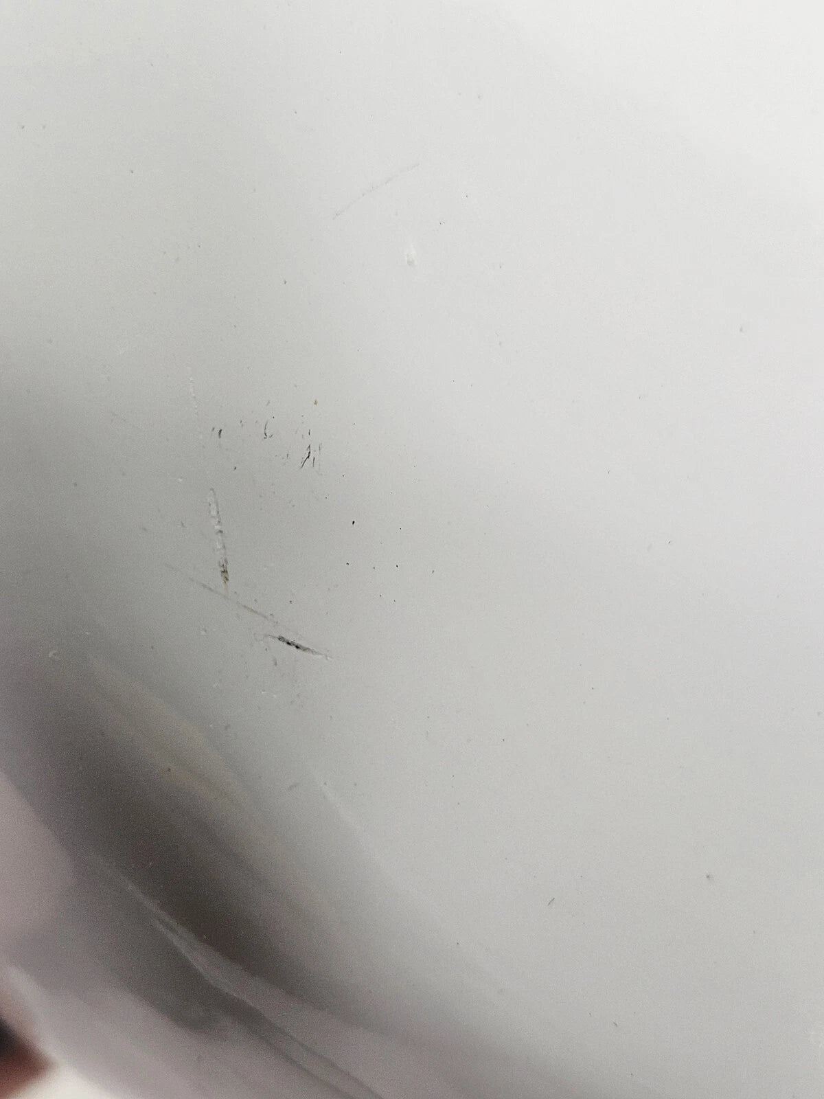 Michael Graves Designs White Enamel Tea Pot Kettle Black Handle