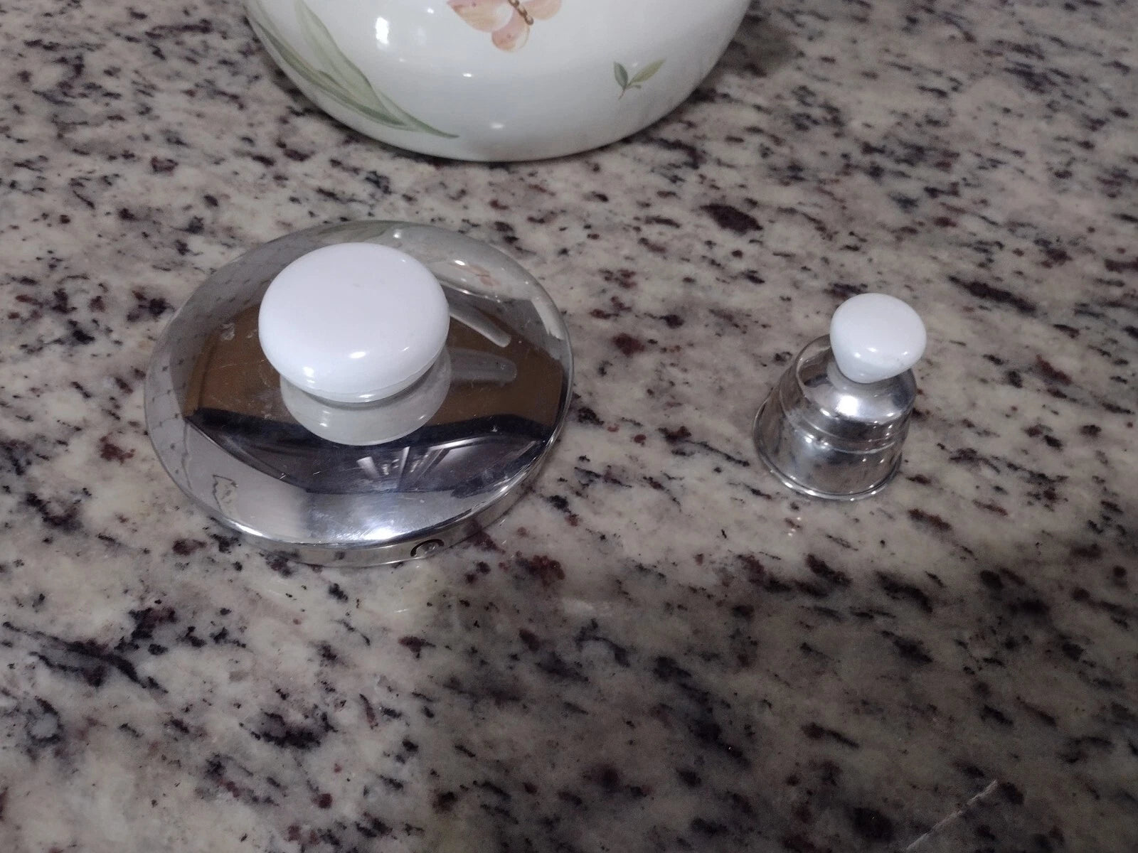 Villeroy And Boch Florea Tea Kettle Enamel Flower Butterfly Rare