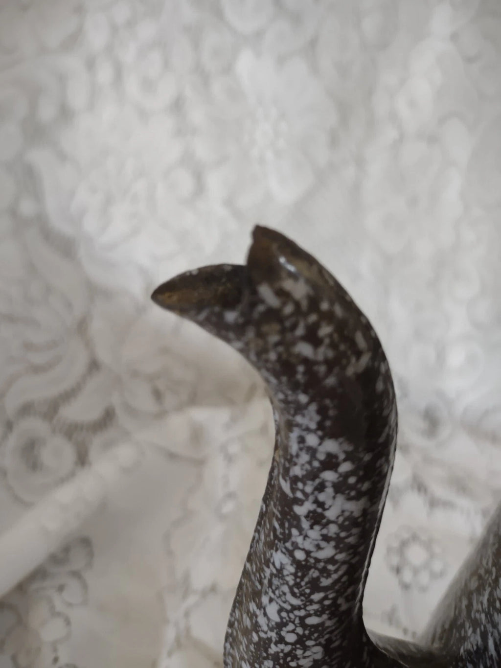 Nice Vintage Grey Speckled Enamel Coffee/Tea Pot