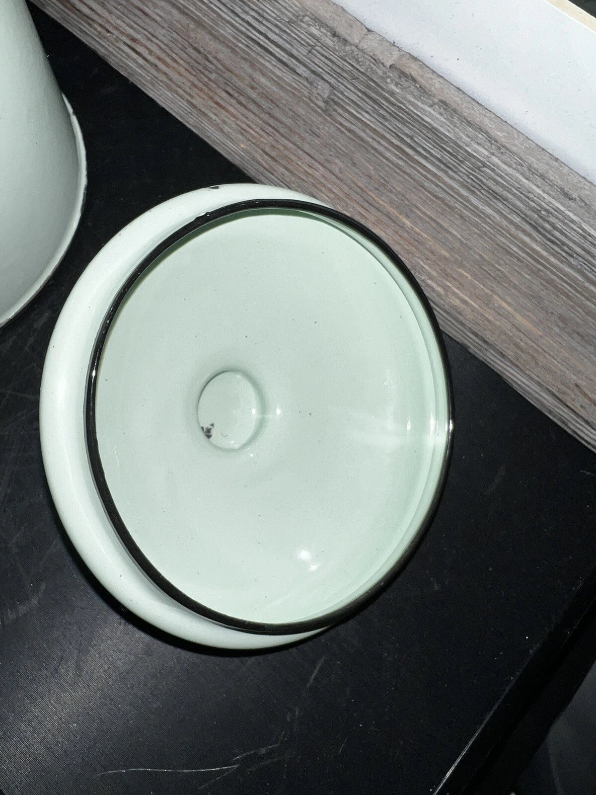 Teapot Kettle Enamelware Pale Mint Green Enamel Pot Nostalgia