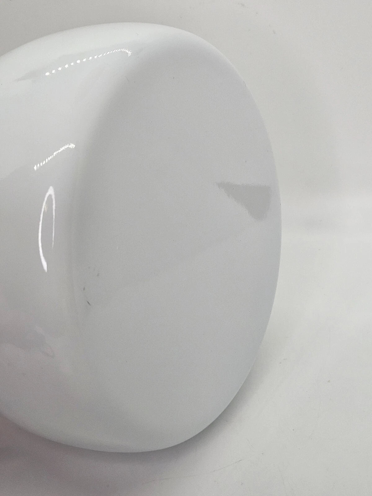 Michael Graves Designs White Enamel Tea Pot Kettle Black Handle