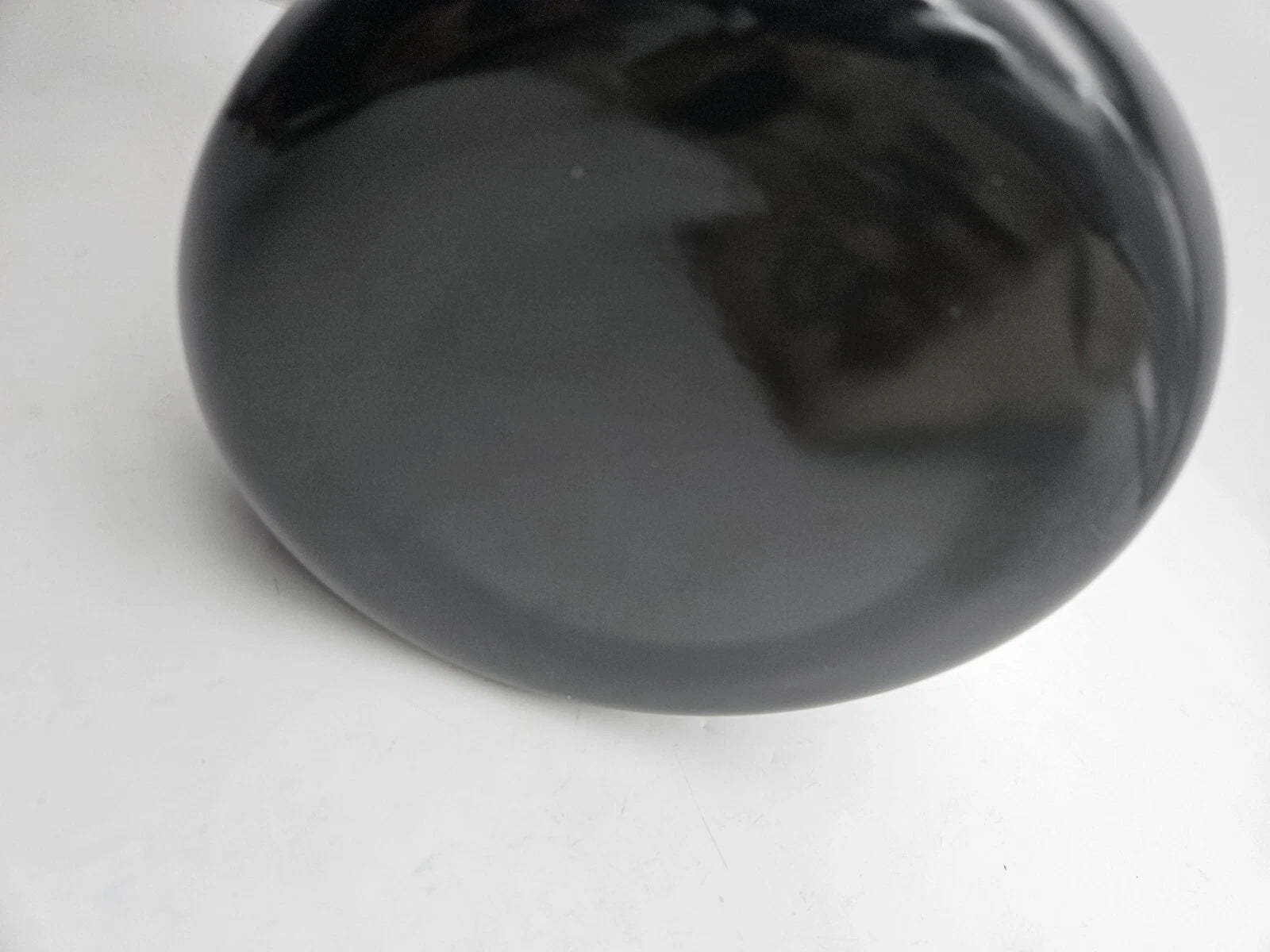 NEW Enamel on Steel Black Tea Kettle Whistling 2 Qt Ekco