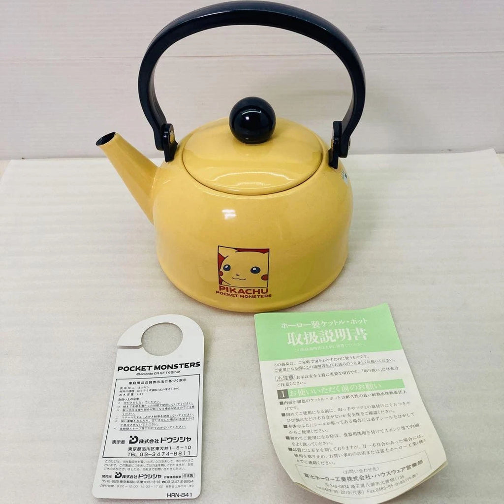 Pokémon Pikachu Enamel Kettle Pot Doucissha N/Box
