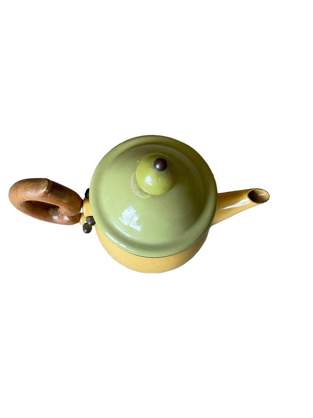 MacKenzie- Childs Victoria and Richard Green Enamel teapot