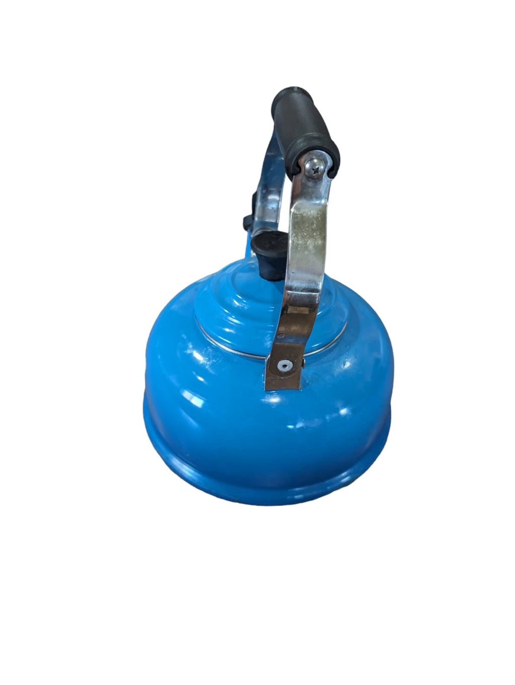 Le Creuset Enameled Steel 1.7 Quart Whistling Tea Kettle Blue Ombre