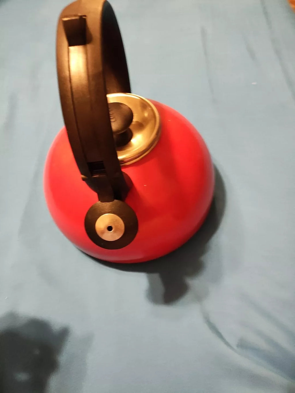 Copco Red Enamel Stainless Steel Tea Pot (Kettle)