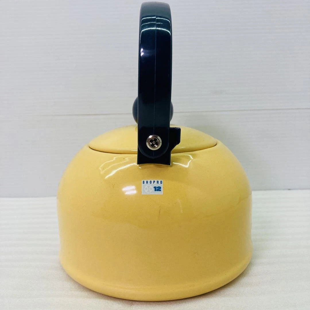 Doshisha Pokemon Pikachu Enamel Kettle Pot Unused Nintendo Yellow 1.8L Japanese