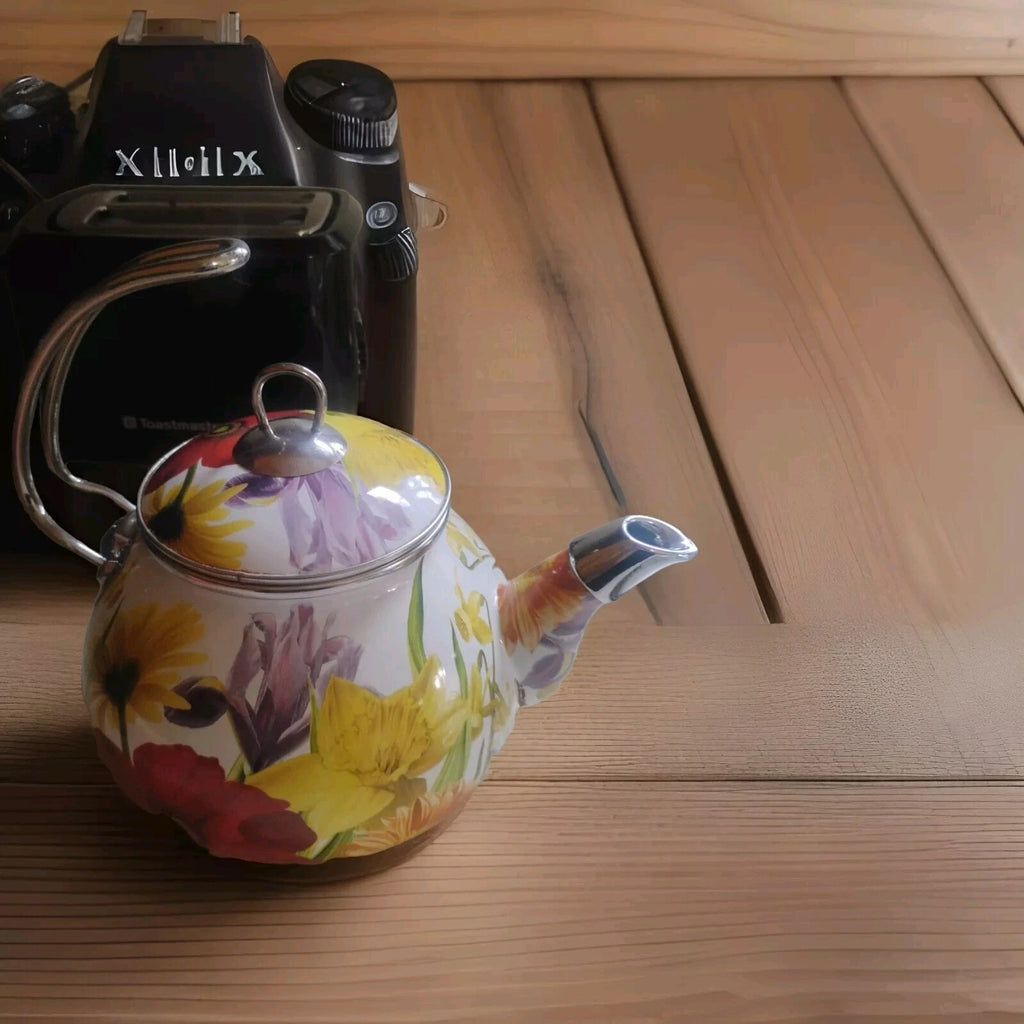 The Pioneer Woman Flower Garden Design Tea Pot Kettle See Pictures