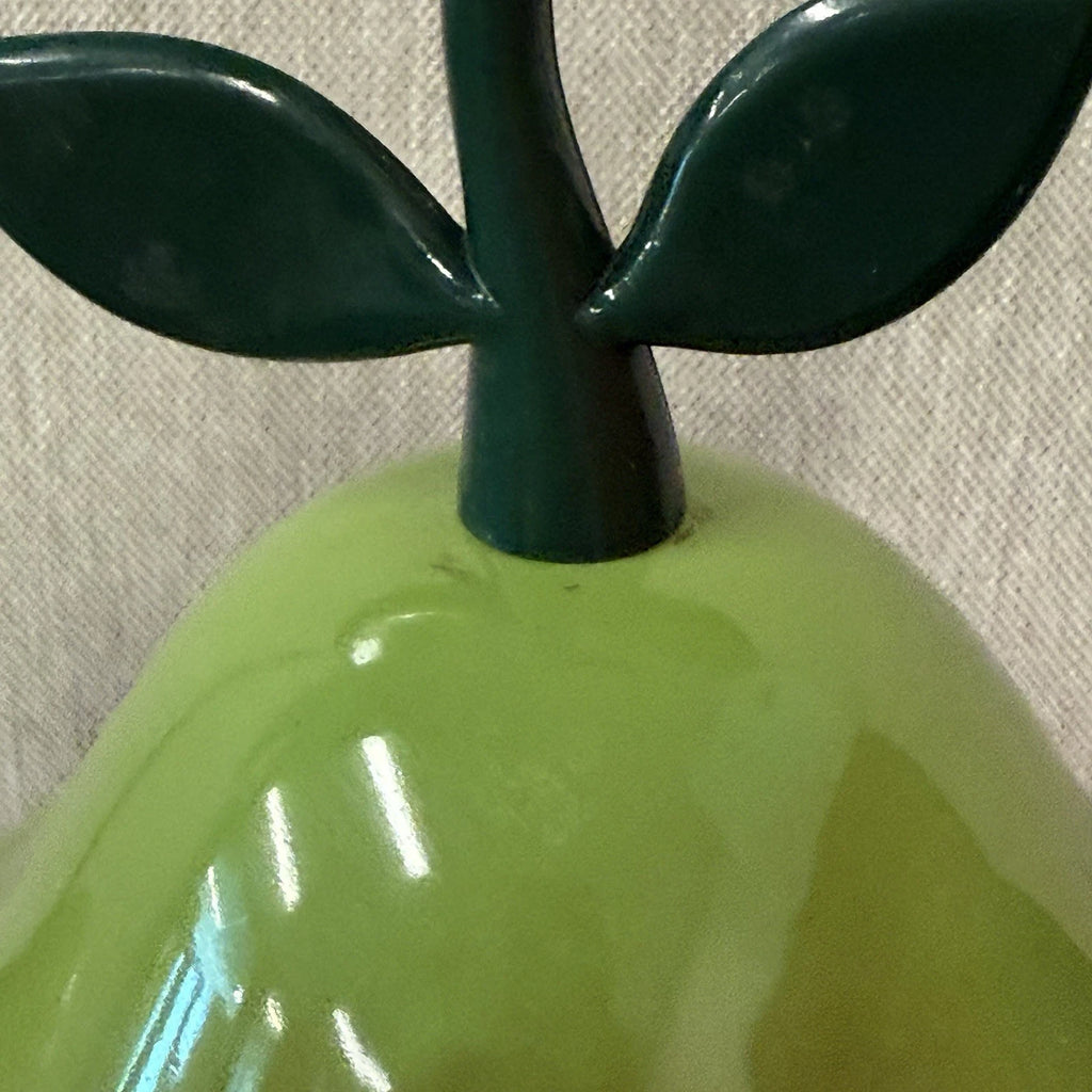 Vintage Copco Kettle Enamelware 1980s Large Apple/Pear Shaped Retro Kitchen Tea