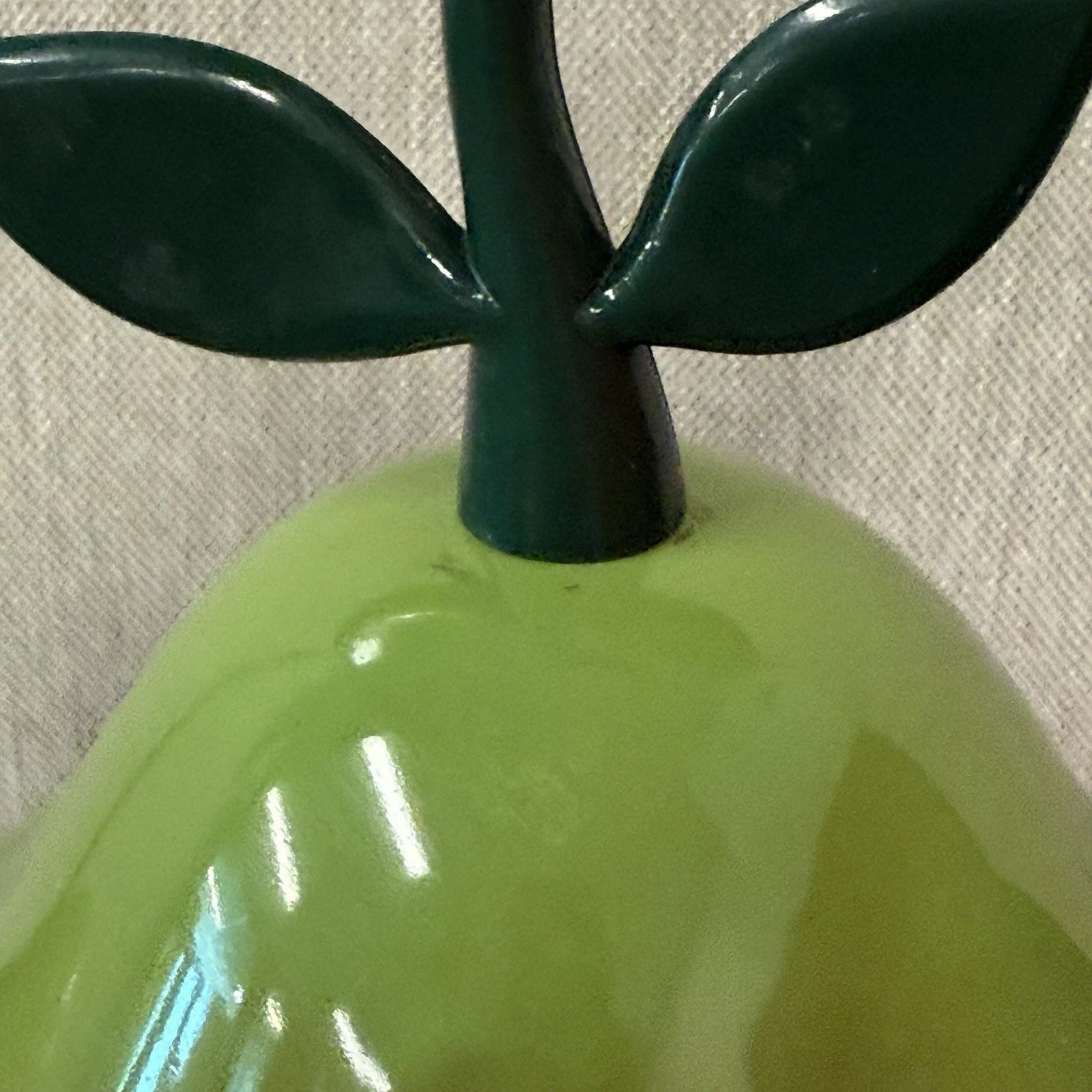 Vintage Copco Kettle Enamelware 1980s Large Apple/Pear Shaped Retro Kitchen Tea