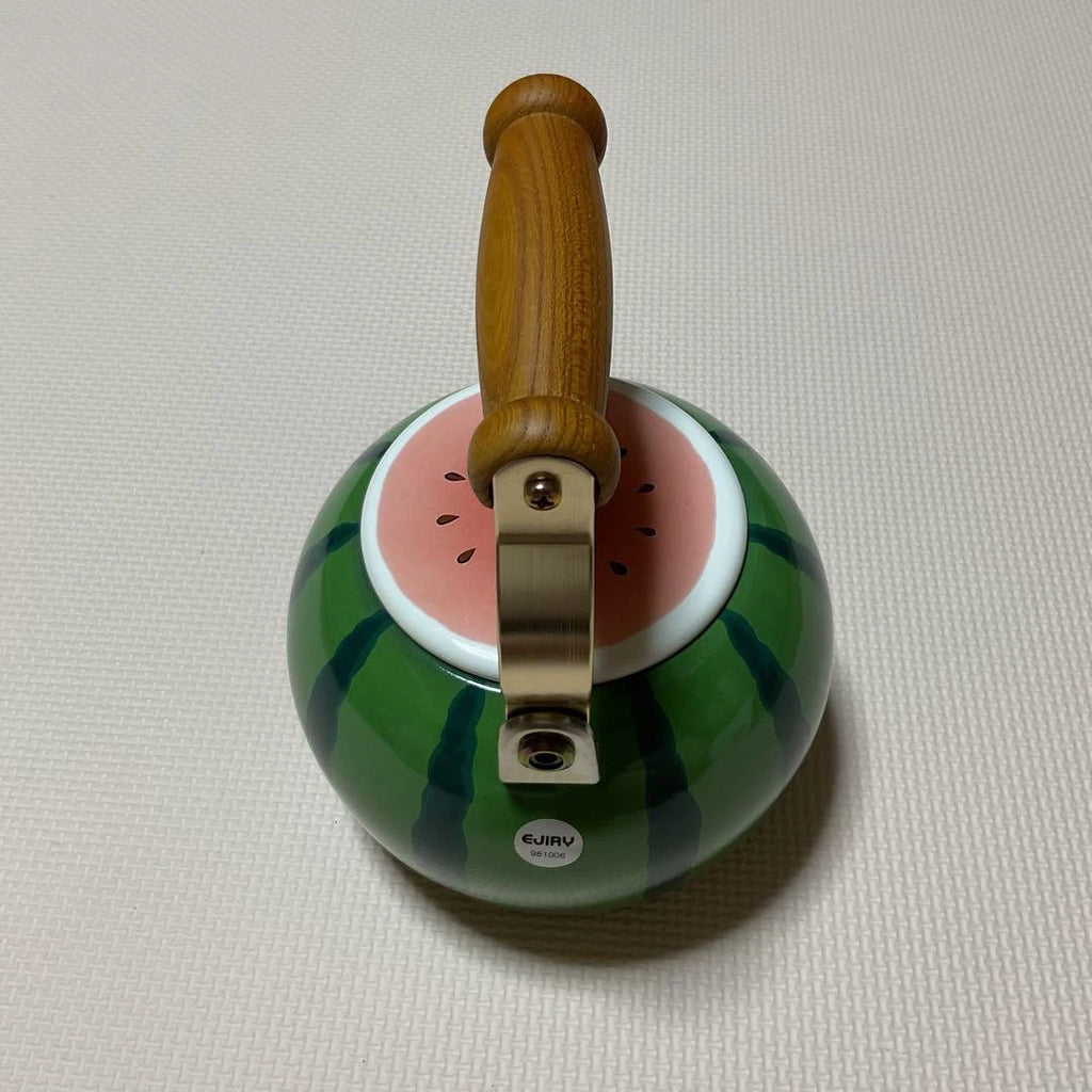 Kettle Ejiry Fruit Club Watermelon 1.4L Showa Retro hooped enamel used