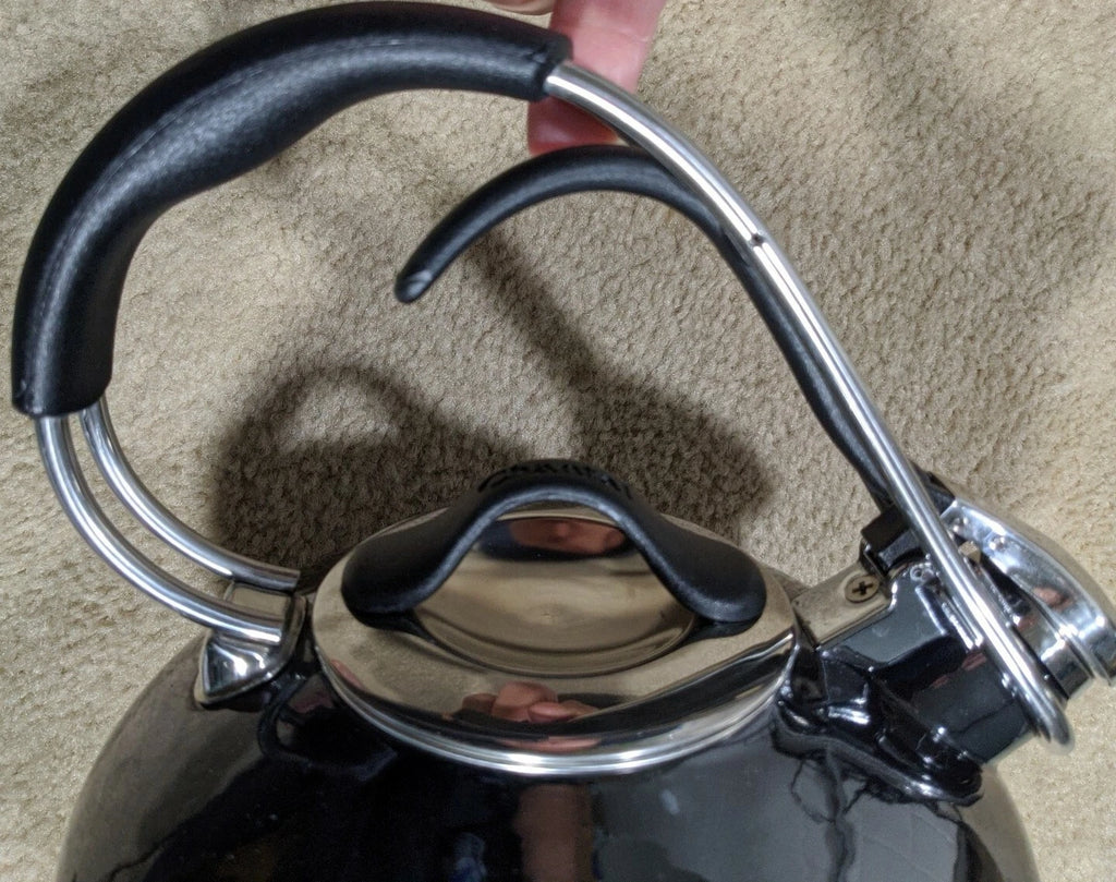 CHANTAL Black Onyx Whistling Tea Kettle Teapot Enamel on Steel