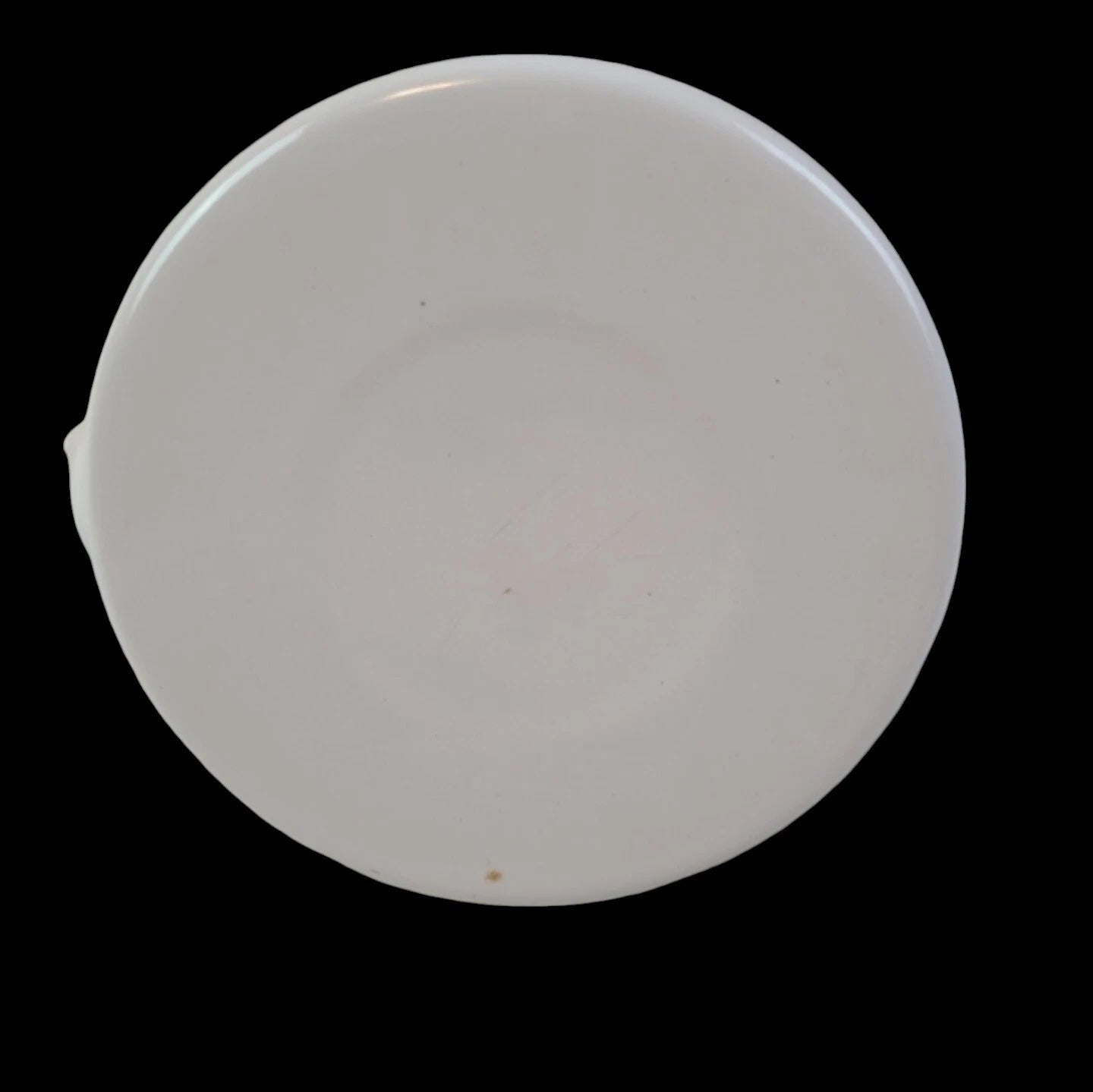 vintage white enamel tea kettle