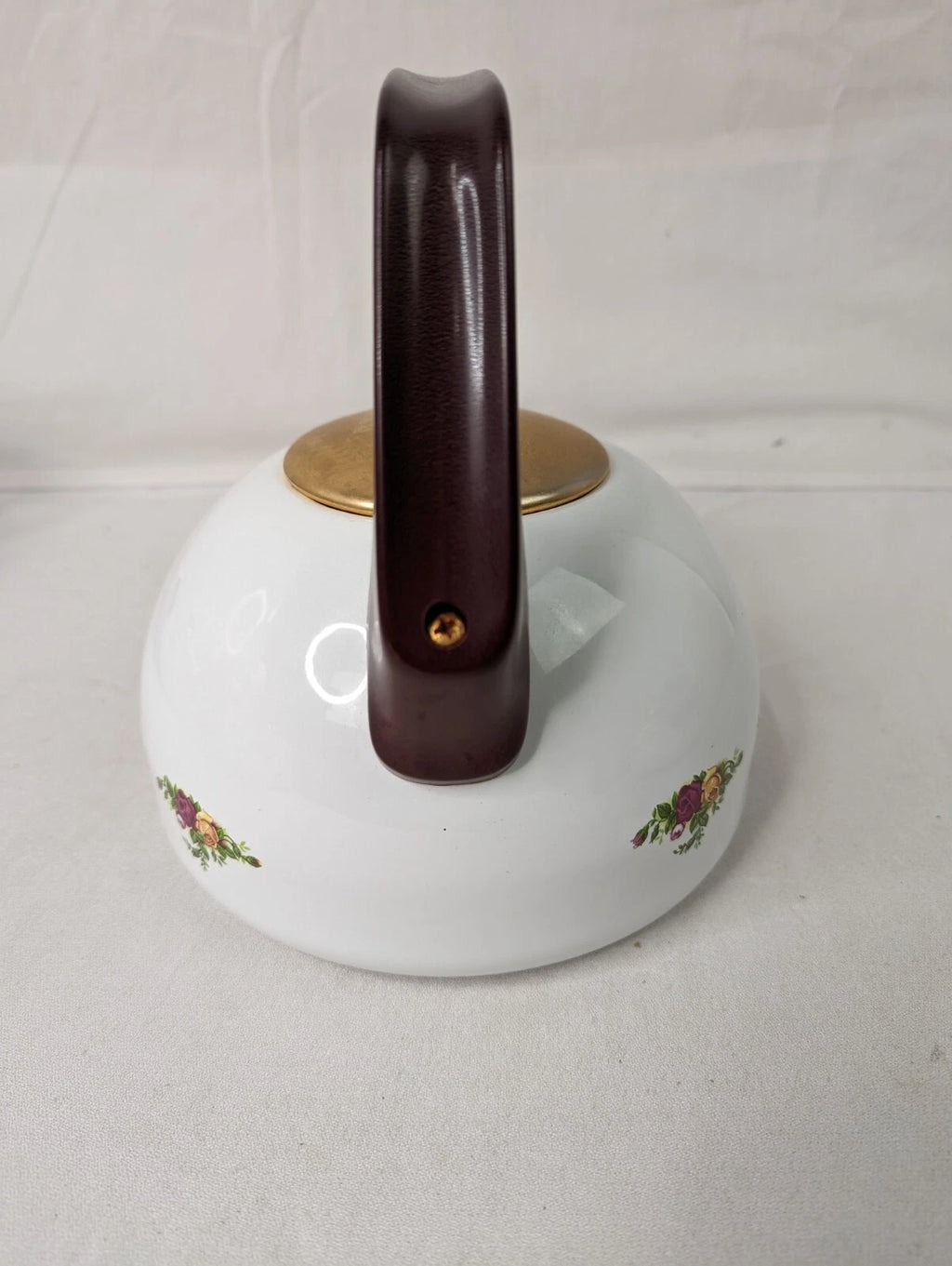 VINTAGE OLD COUNTRY ROSES COLLECTION ENAMEL 6 CUP REPLACEMENT KETTLE