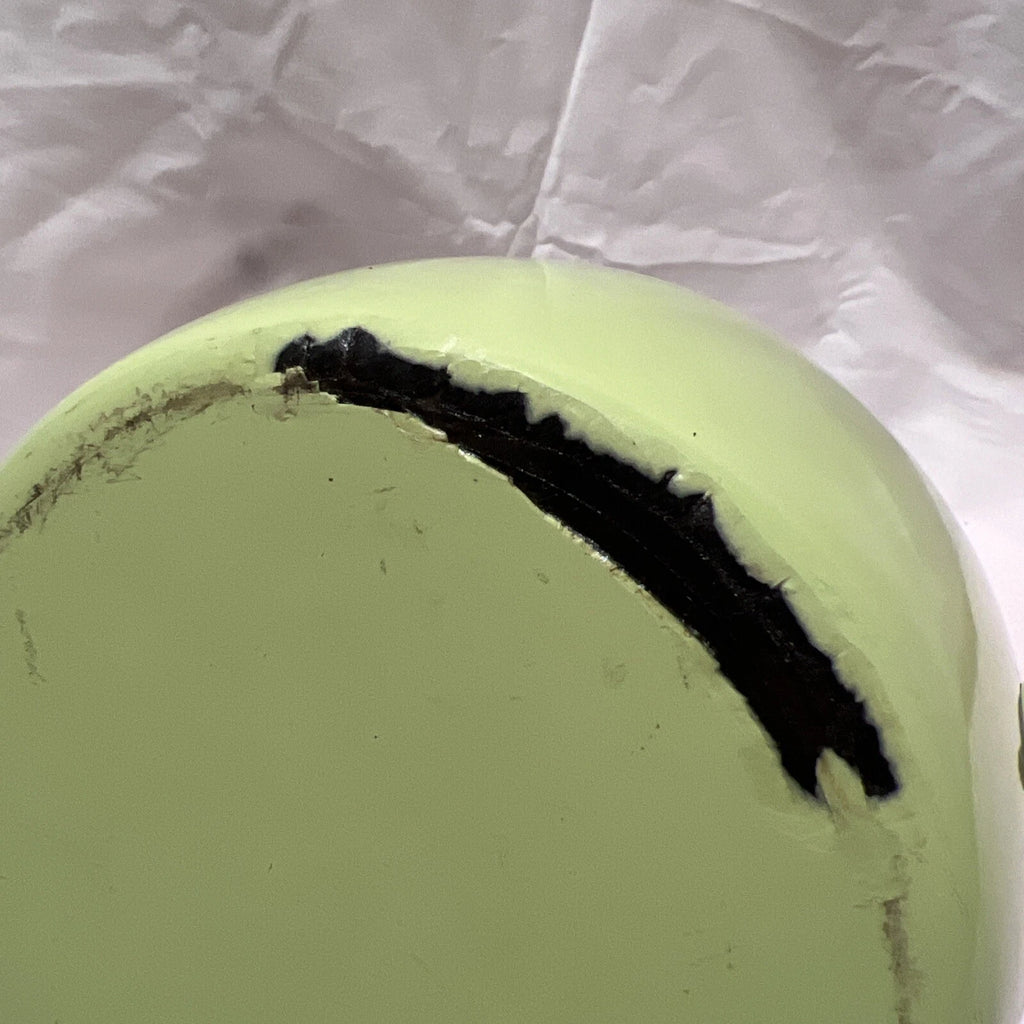 Vintage Copco Kettle Whistling Tea Pot Light green enamel