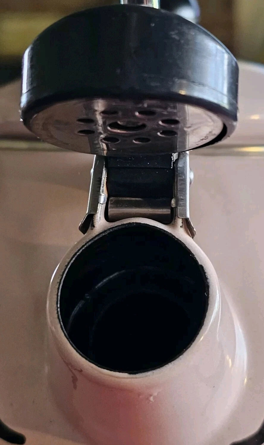 Vintage Kamenstein Pink Pig Whistling Teapot Tea Kettle