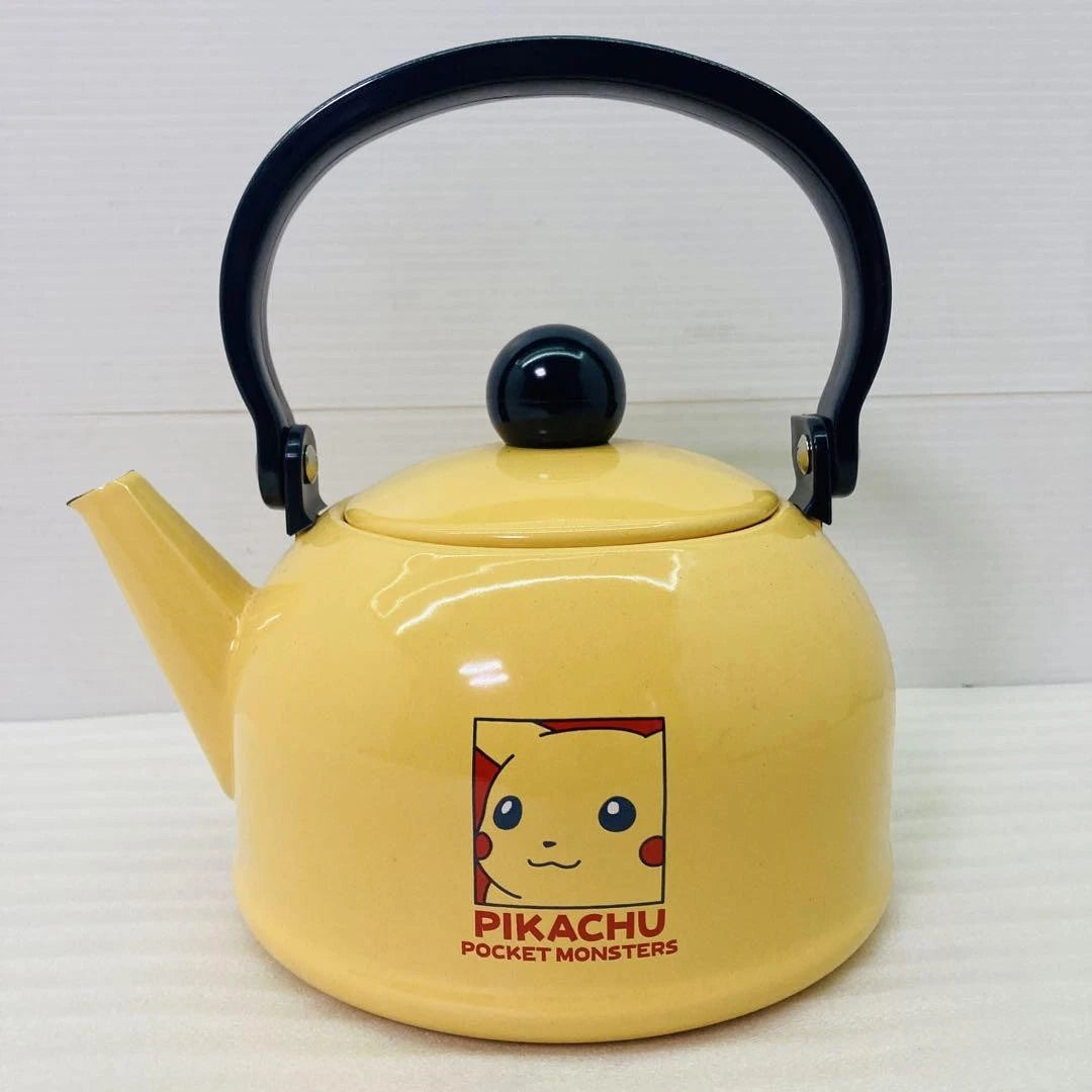 Doshisha Pokemon Pikachu Enamel Kettle Pot Unused Nintendo Yellow 1.8L Japanese
