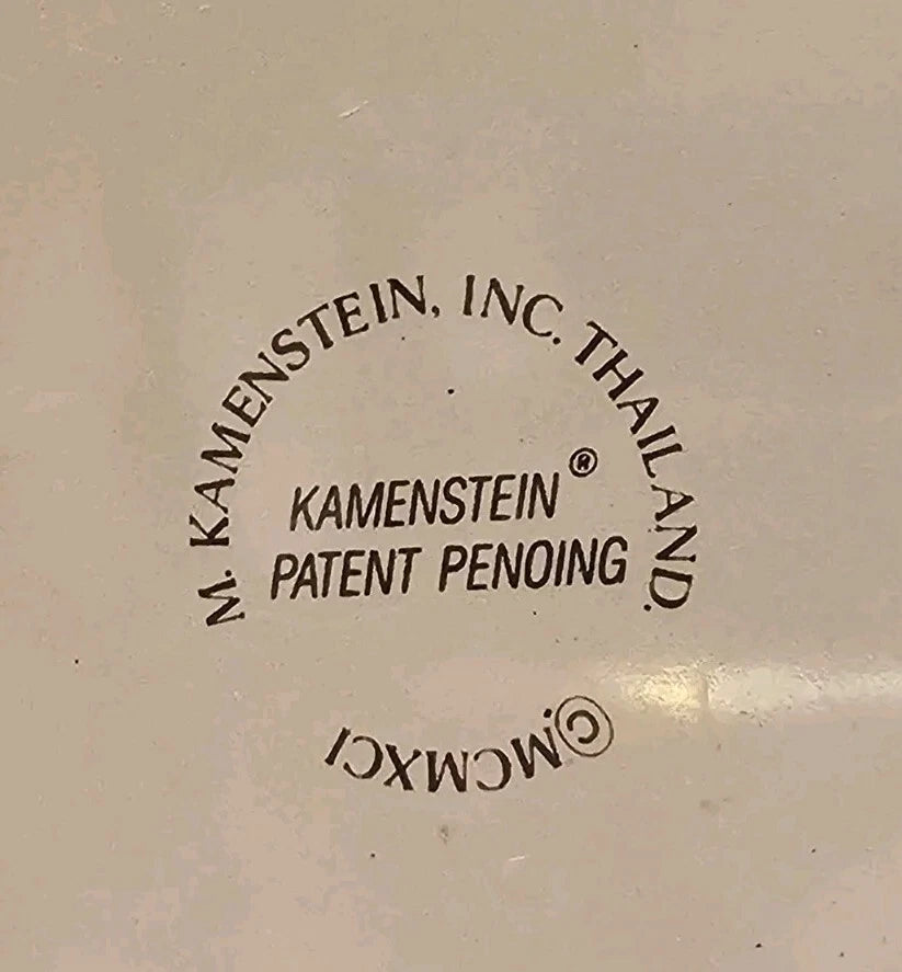 Vintage Kamenstein Pink Pig Whistling Teapot Tea Kettle