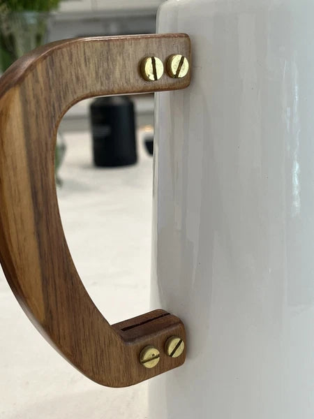 Hearth & Hand Magnolia Enamel Coffee Pot Rustic Farmhouse 6-Cup ~Rare