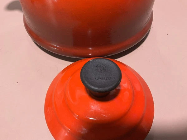 Le Creuset Red Cerise Tea Whistling Kettle 1.6L / 1.7 Qt Ombre Enamel Teapot