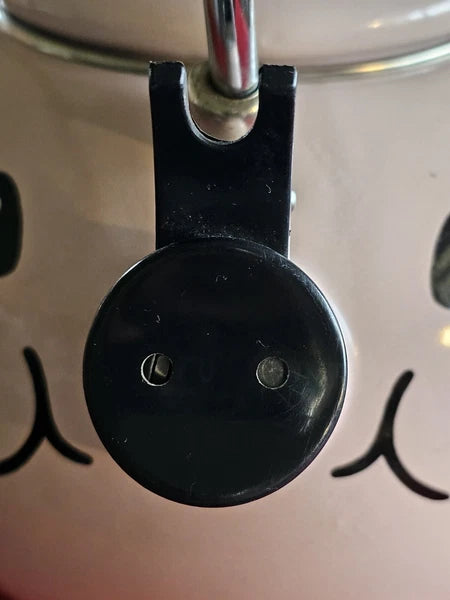 Vintage Kamenstein Pink Pig Whistling Teapot Tea Kettle