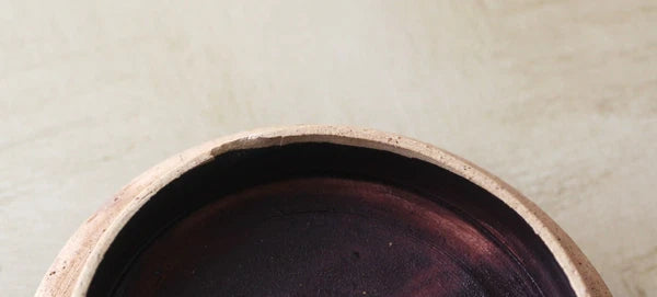 Vtg Asian Chinese Japanese Ceramic Clay Enameled Flat Teapot Kettle Raku Ware?