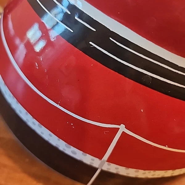 Vintage Santa Claus Enamel Whistling Tea Pot Kettle Holiday 3 Quart Christmas