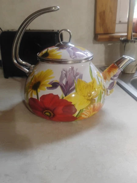 The Pioneer Woman Flower Garden Design Tea Pot Kettle See Pictures