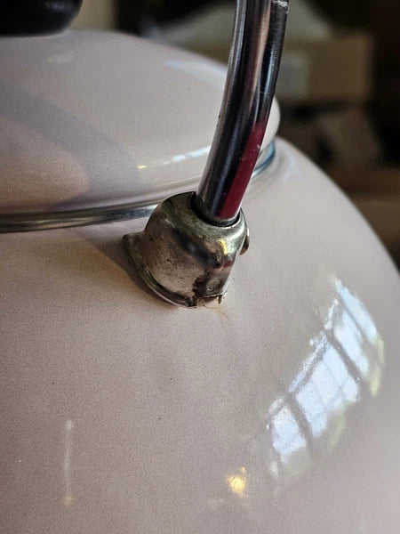 Vintage Kamenstein Pink Pig Whistling Teapot Tea Kettle