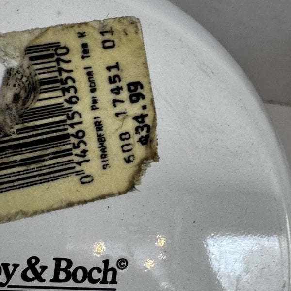 VILLEROY & BOCH Strawberries & Cream Metal Whistler Kettle Teapot 1.5 Qt N180