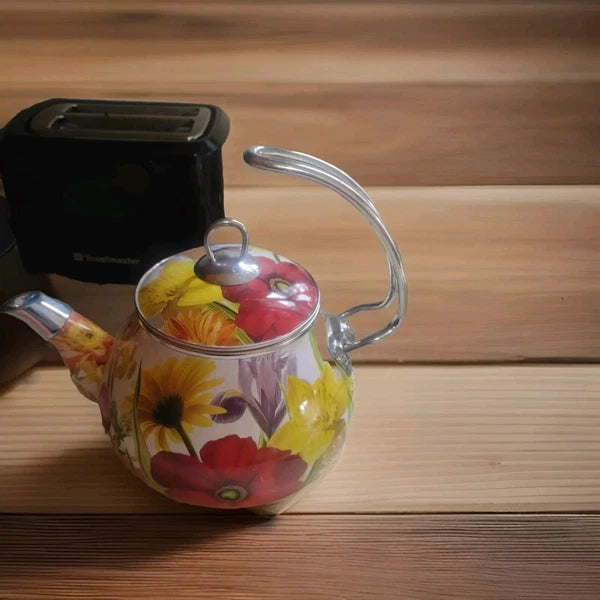 The Pioneer Woman Flower Garden Design Tea Pot Kettle See Pictures