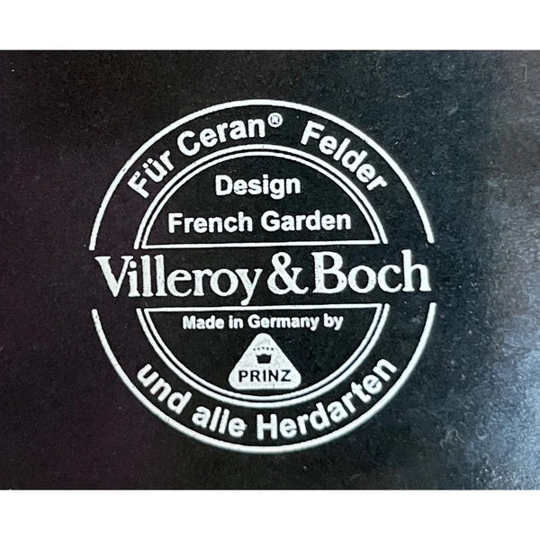 Villeroy & Boch French Garden Enamel Tea Kettle ~ HTF but Missing Spout Nozzle