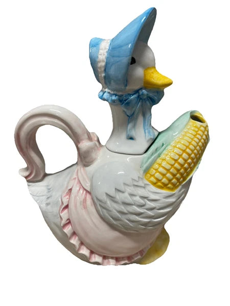 Beatrix Potter’s Jemima Puddleduck-Teapot Decor