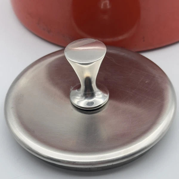 Kate Spade Lenox “All In Good Taste”  Enamel/Steel Whistle Coral Tea Pot