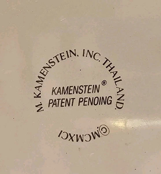 Vintage Kamenstein Pink Pig Whistling Teapot Tea Kettle